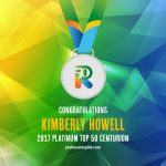 Kimberly Howell Wins PT50 Centurion Award for 2017
